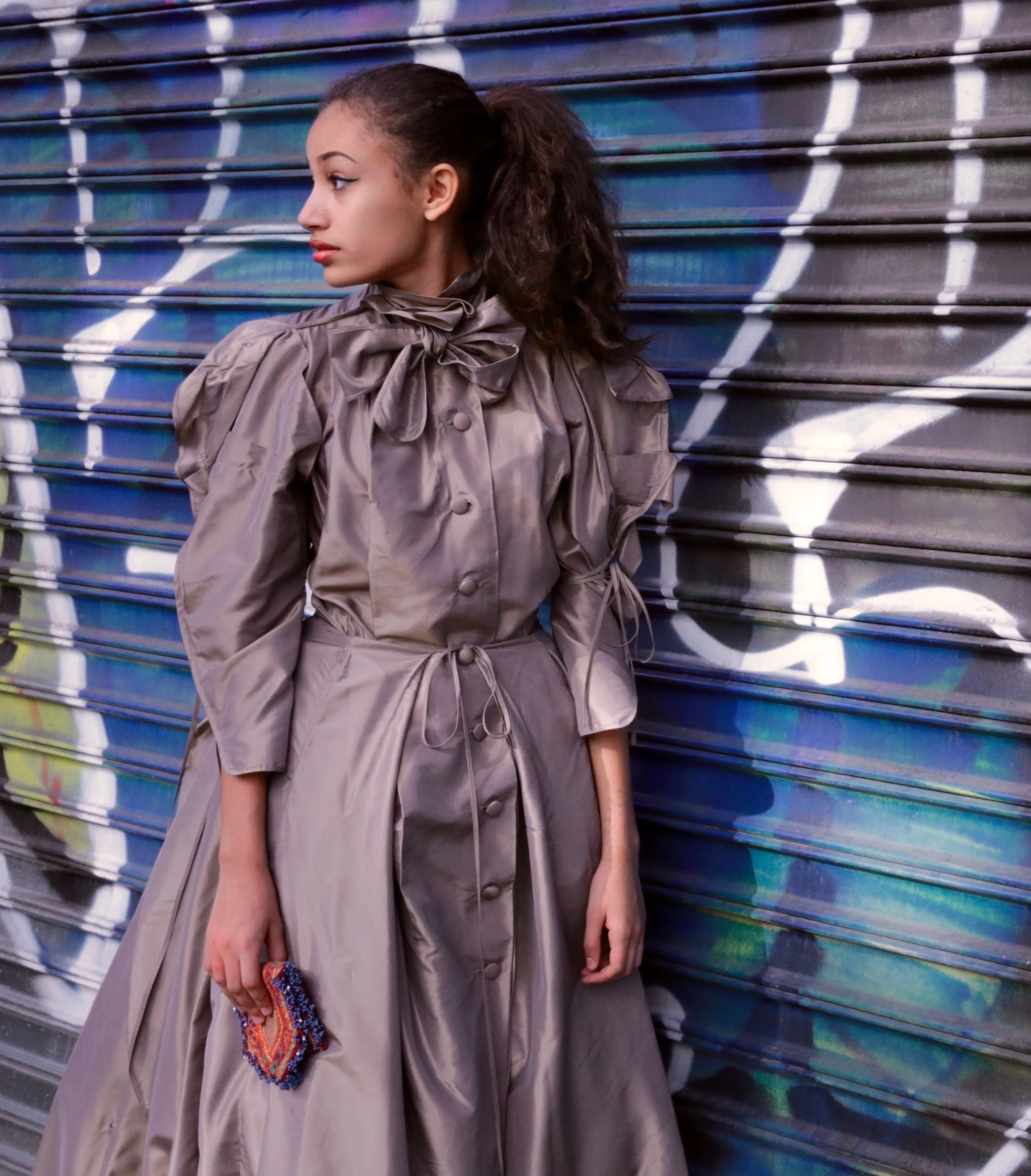 1980's Vivienne Westwood Couture Gold Label Taffeta Dress - SOLD
