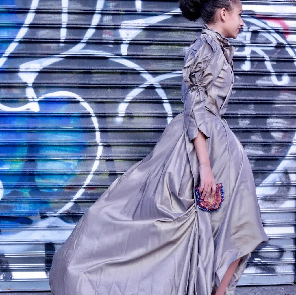 1980's Vivienne Westwood Couture Gold Label Taffeta Dress - SOLD
