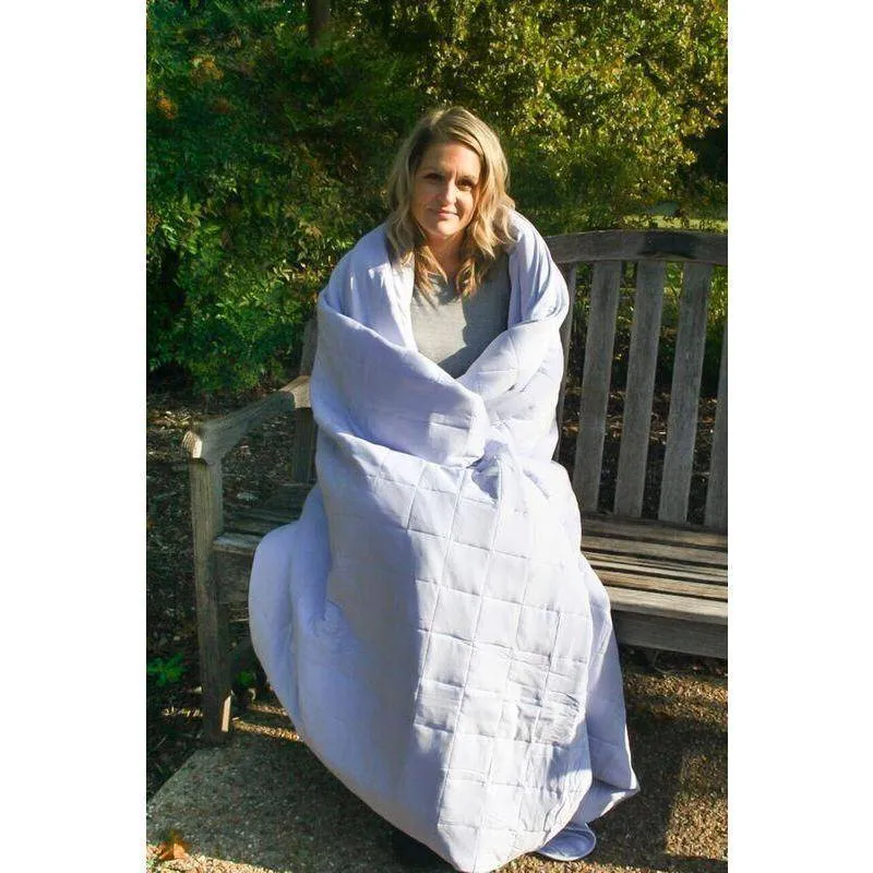 Adult Quilted Blanket in Lilac 2.5