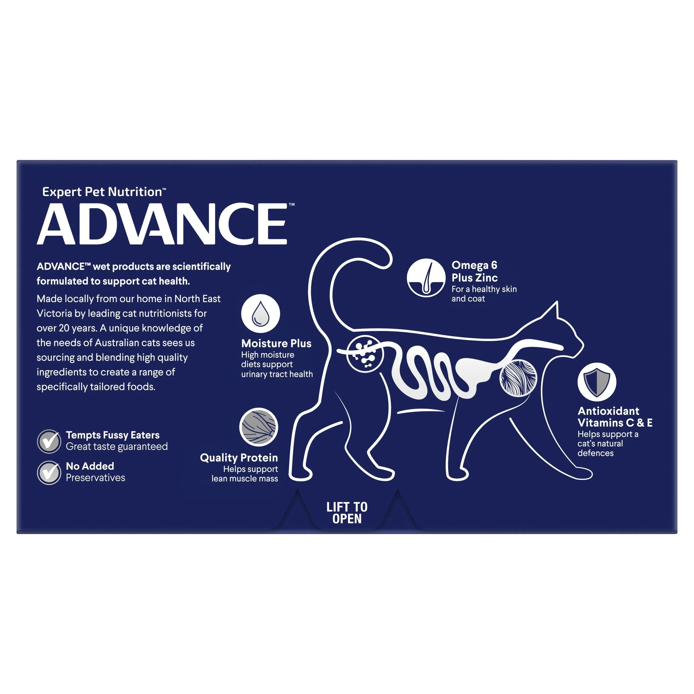 Advance Tender Chicken Delight Adult Cat Wet Food 85g x 7