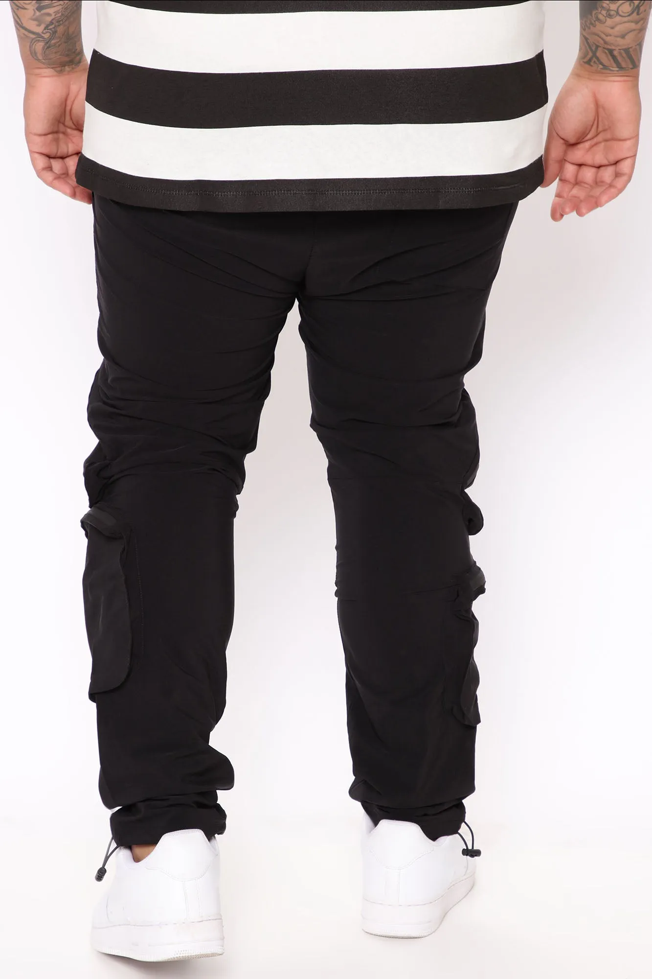 All Day Zipper Cargo Pants - Black