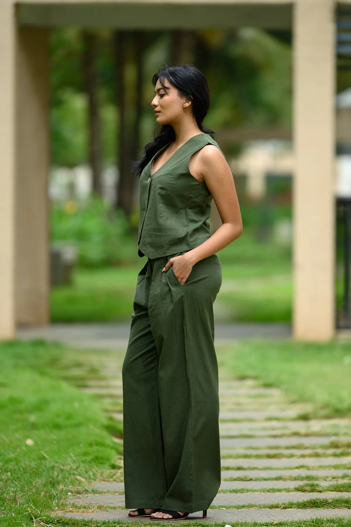 Amber Co-ord Set - Green