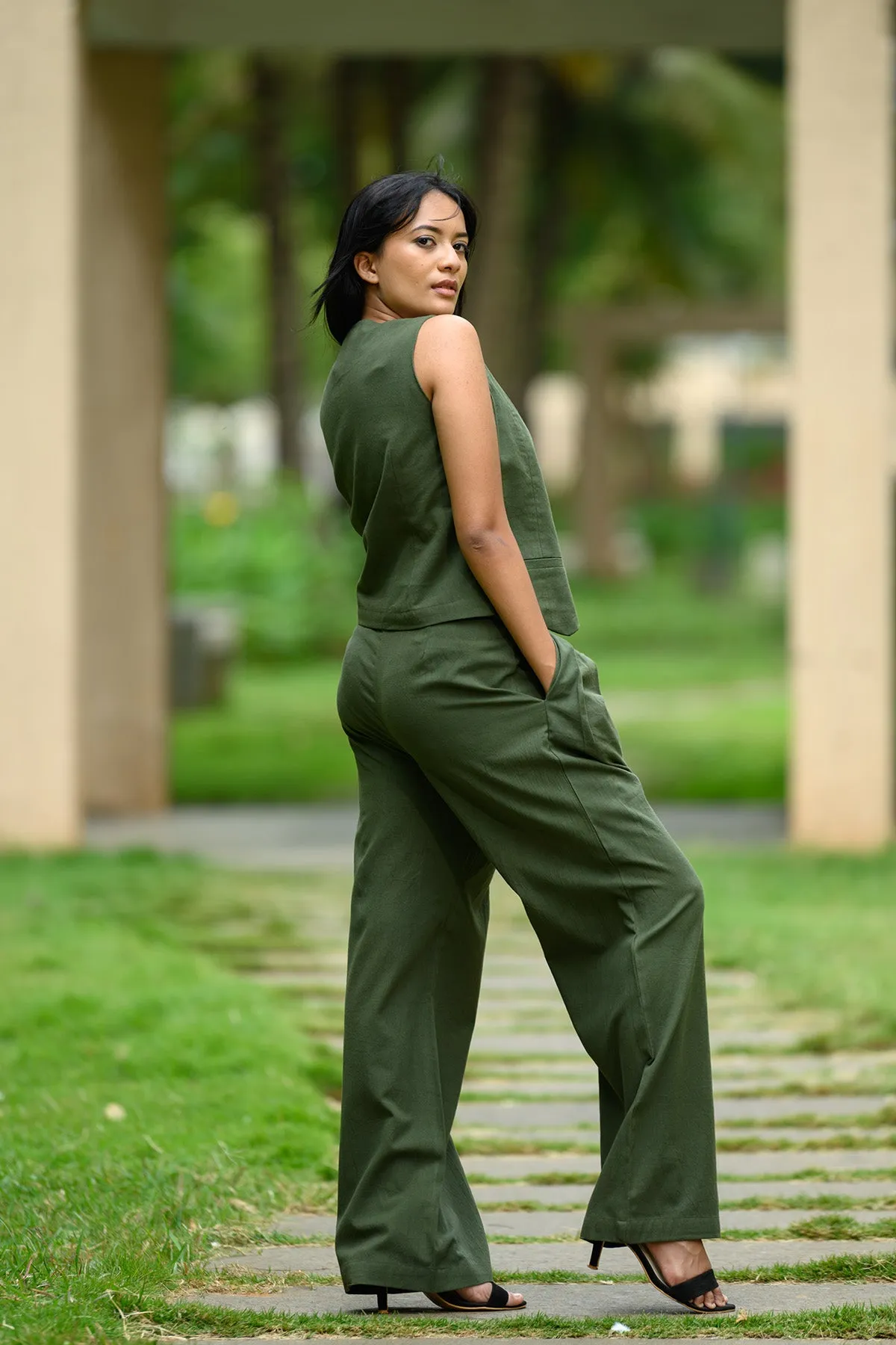 Amber Co-ord Set - Green