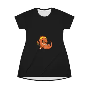 Angetir All Over Print T-Shirt Dress Angetir All Over Print T-Shirt Dress