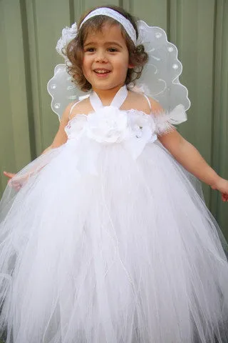 Baby & Girl Flower Girl Vintage Inspired Tutu Dress - TUFW08