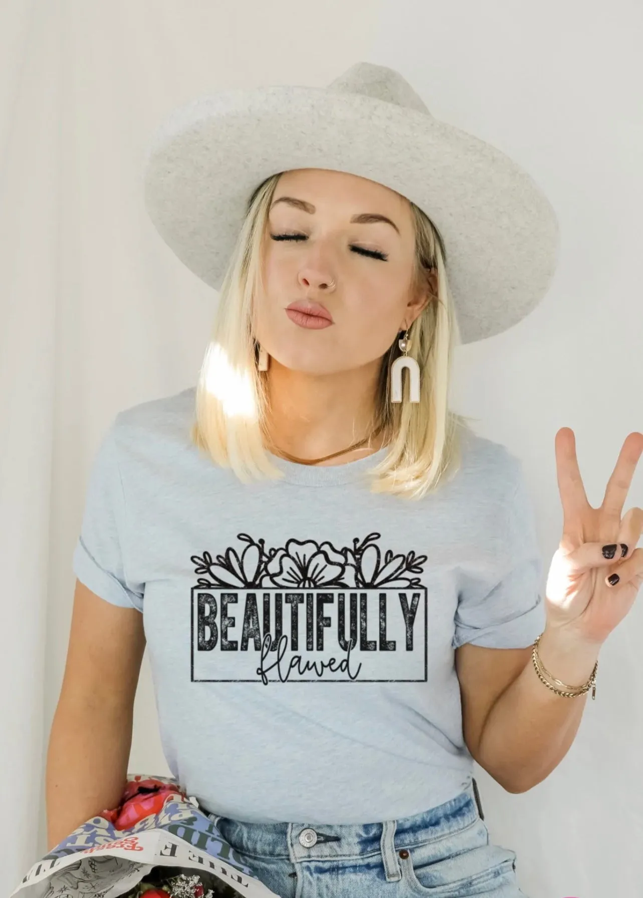 Beautifully Flawed Inspirational Tee Shirt, Unisex Tee Shirt, Woman Tee Shirt, Mom shirt