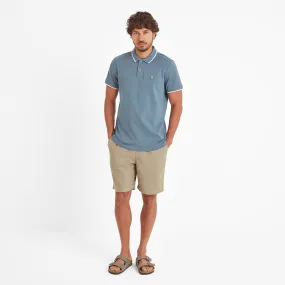 Binsoe Mens Polo Shirt - Blue Dolphin