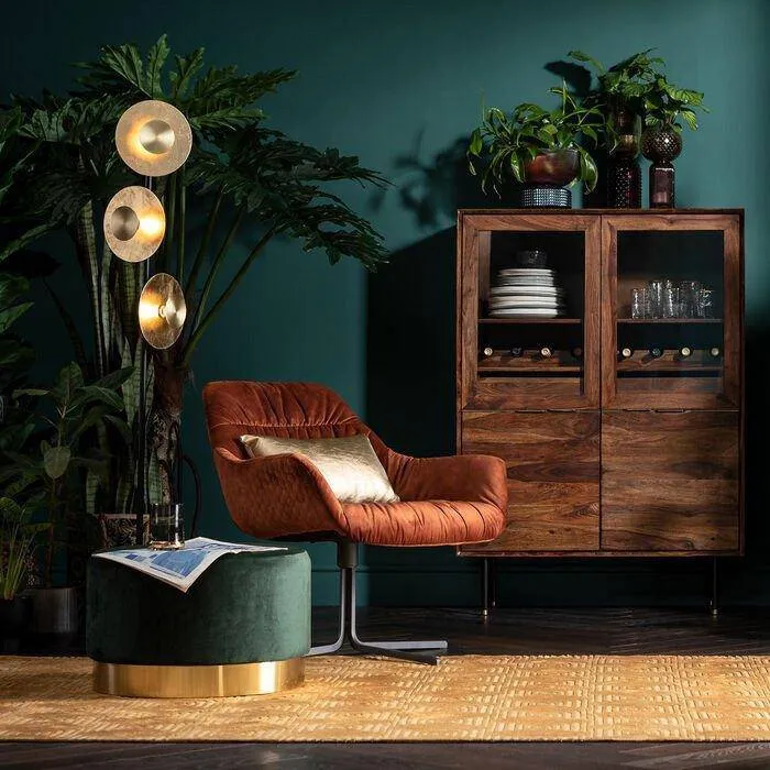 Bristol Velvet Swivel Armchair