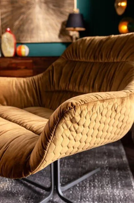 Bristol Velvet Swivel Armchair