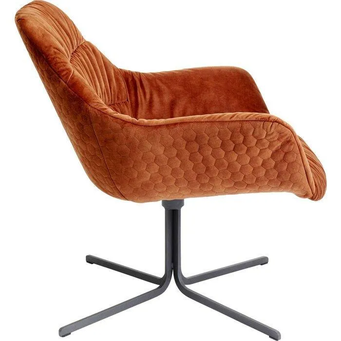Bristol Velvet Swivel Armchair