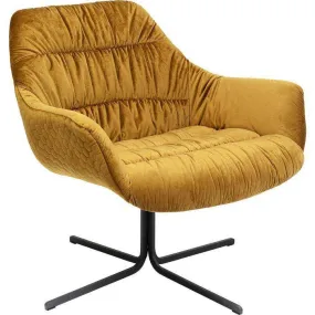 Bristol Velvet Swivel Armchair