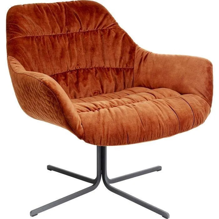 Bristol Velvet Swivel Armchair