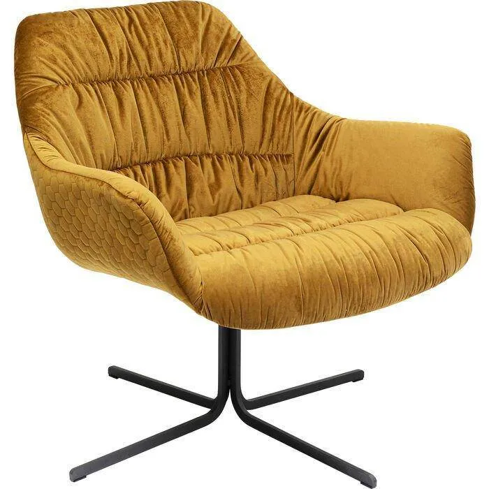 Bristol Velvet Swivel Armchair