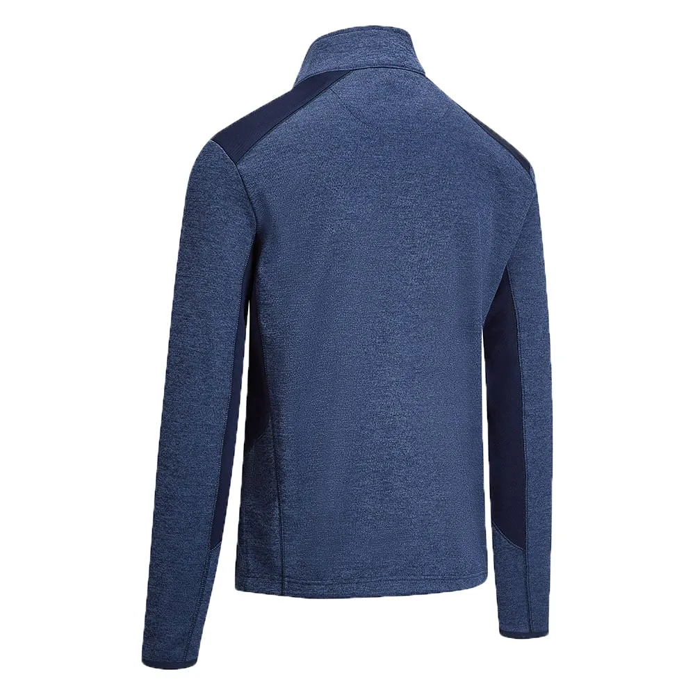 Callaway Dual Action Heathered Fleece Pullover - Peacoat Heather
