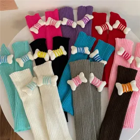 Candy bones y2k leg warmers