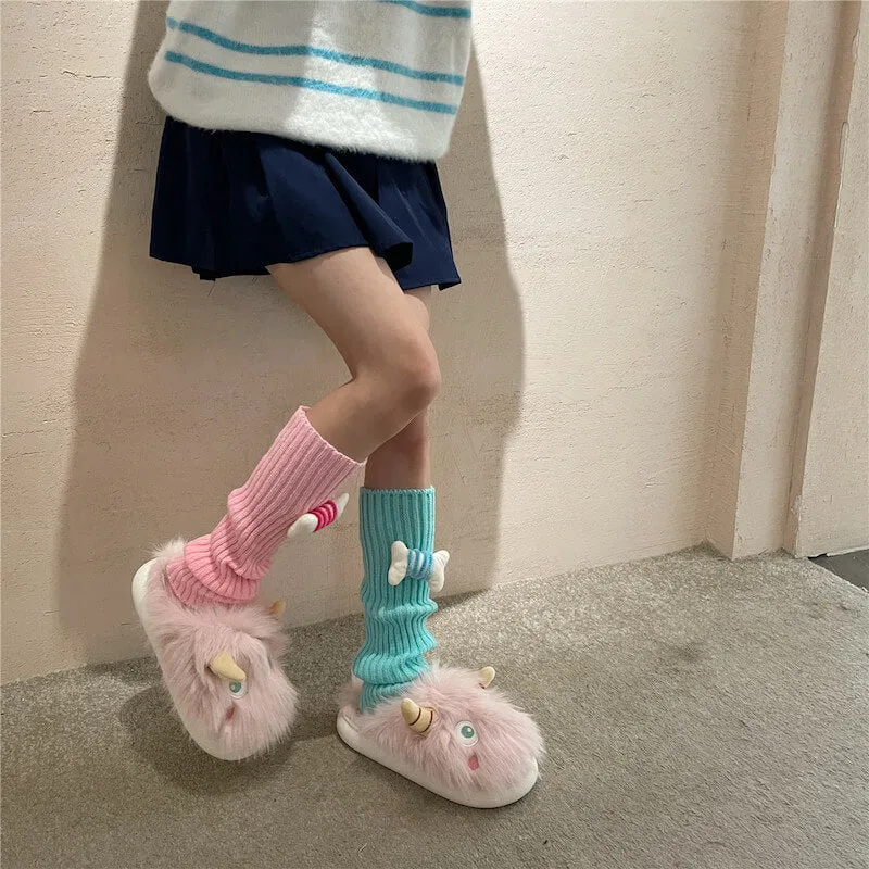 Candy bones y2k leg warmers