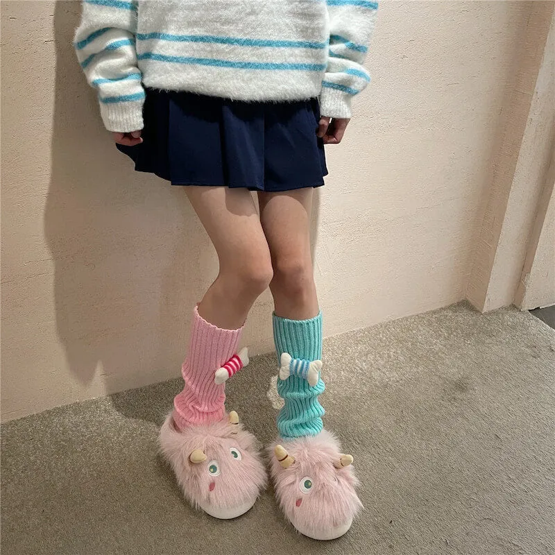 Candy bones y2k leg warmers