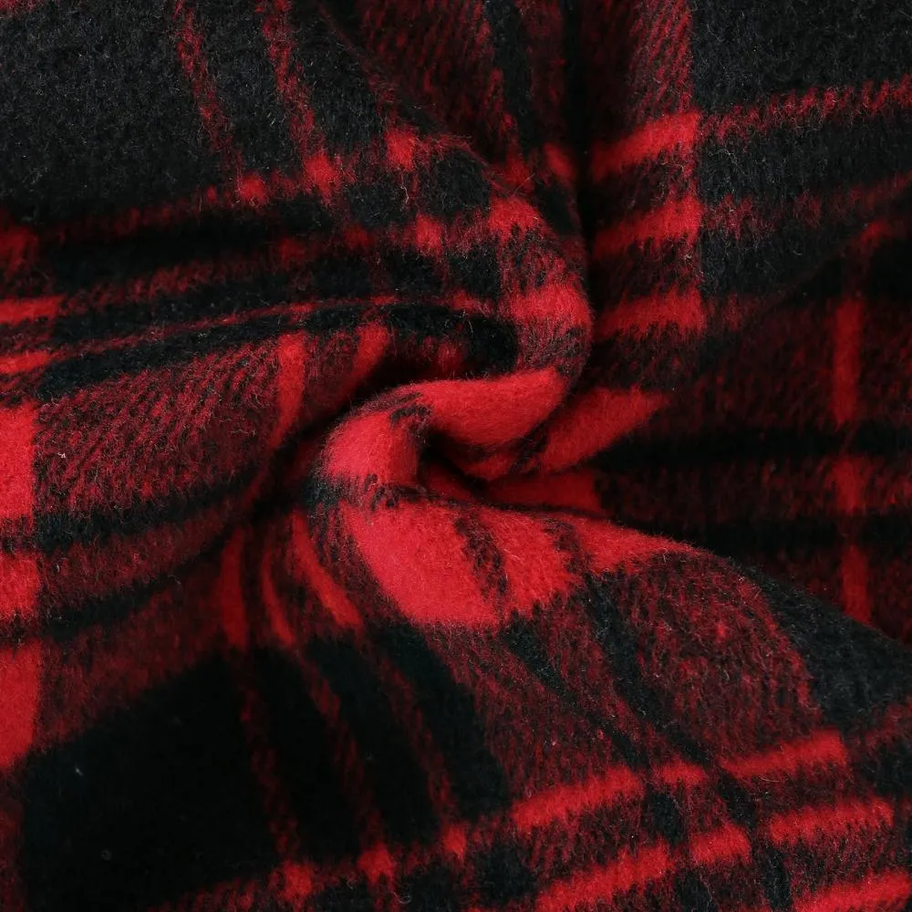 Children Autumn Plaid Hooded Jacket Wholesale Boys Clothes
