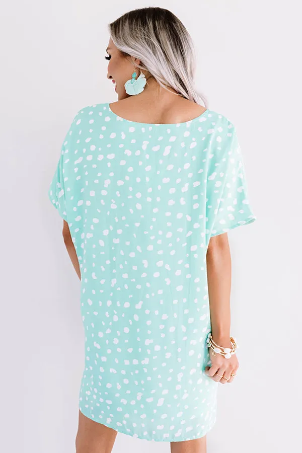 Coastal Breeze Leopard Shift Dress