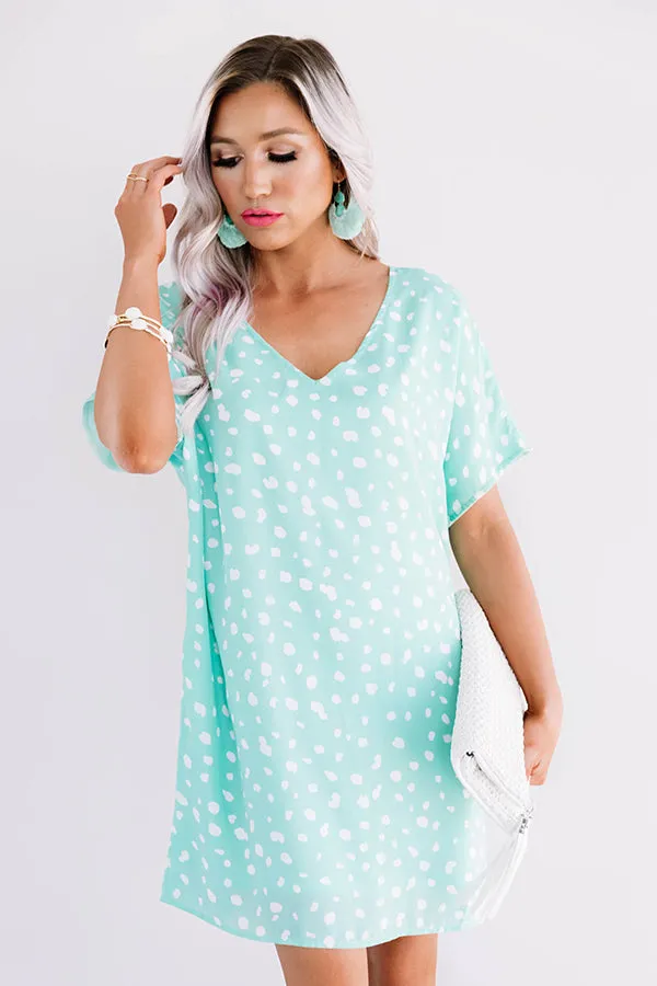 Coastal Breeze Leopard Shift Dress