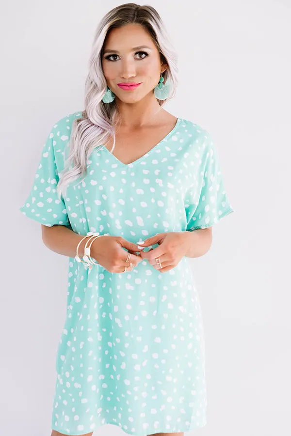 Coastal Breeze Leopard Shift Dress