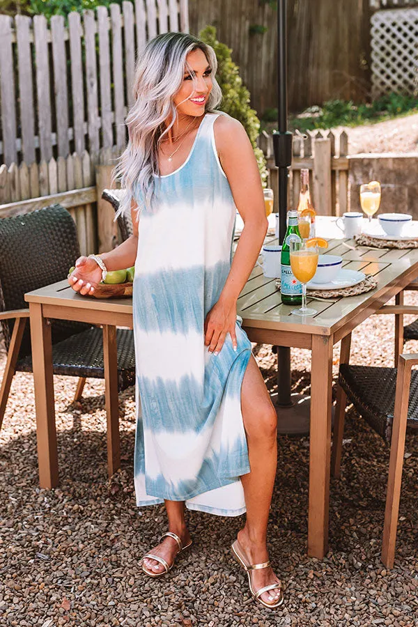 Coastal Condo Tie Dye Midi