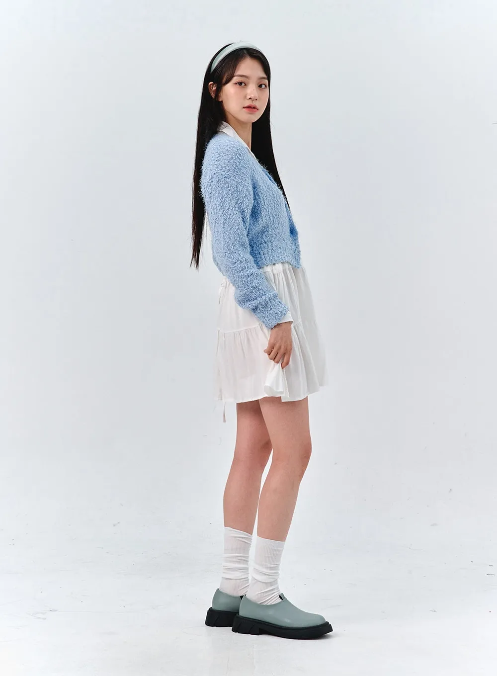 Cozy Boucl�� Cardigan OO316
