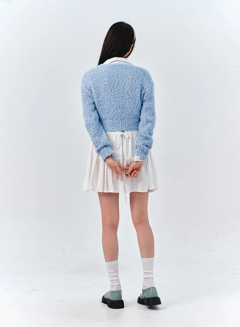 Cozy Boucl�� Cardigan OO316