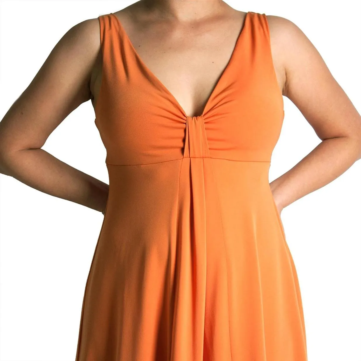 Evanese Women's Plus Size Short Deep v Neck Casual Day Cocktail Mini Dress