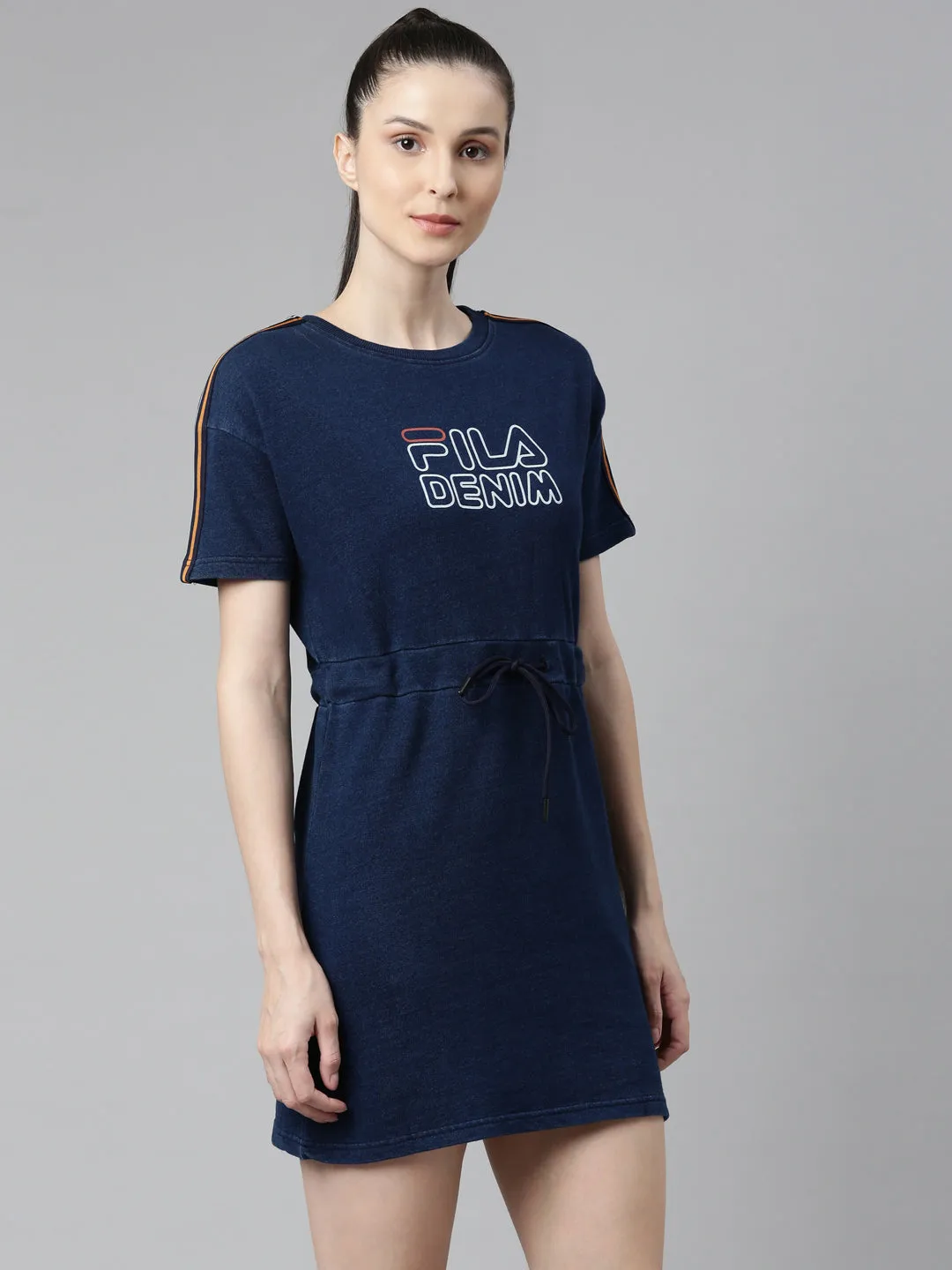 Fila Peacoat Durinay Women's Short Sleeve Top Dress