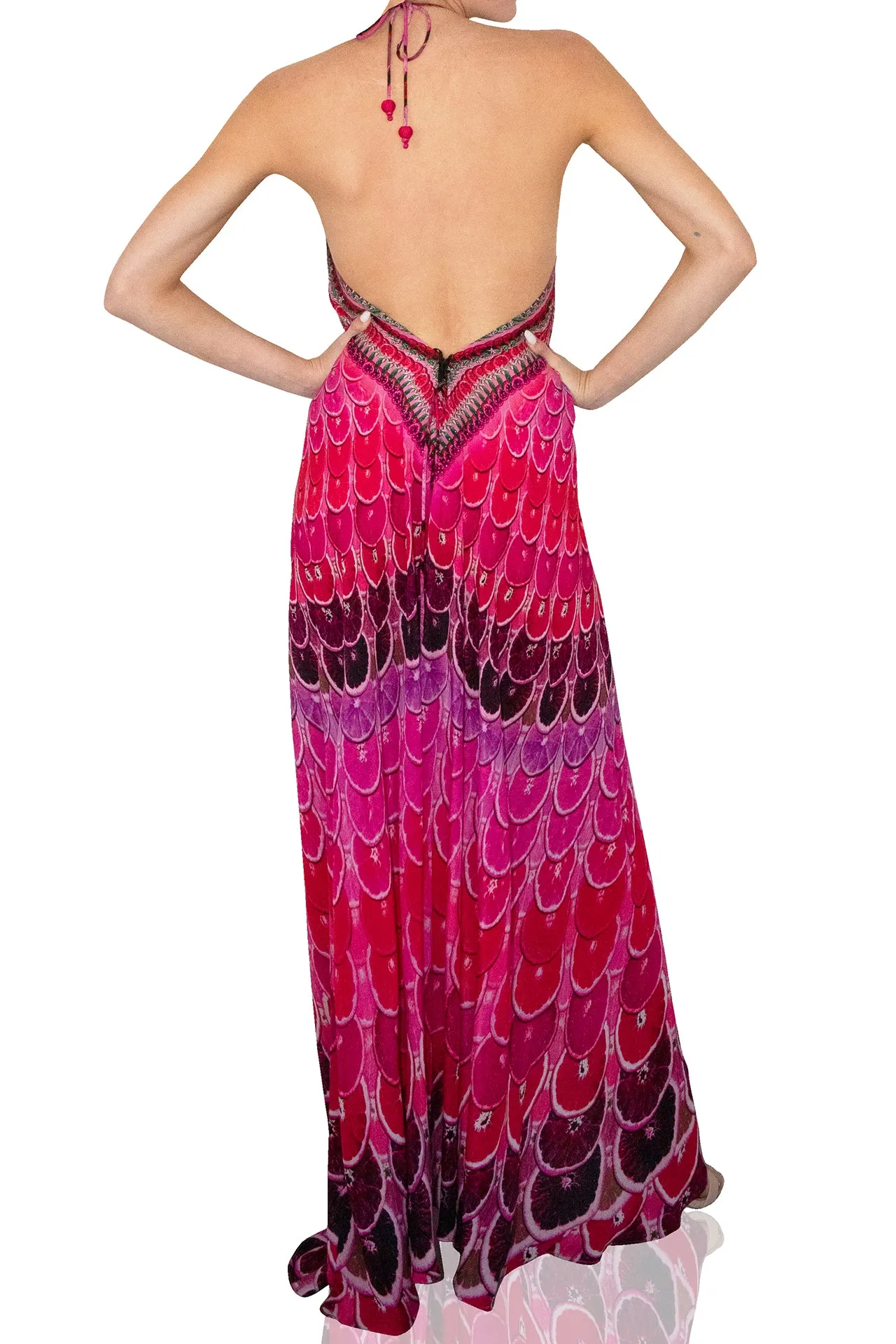 Fuchsia Western dress