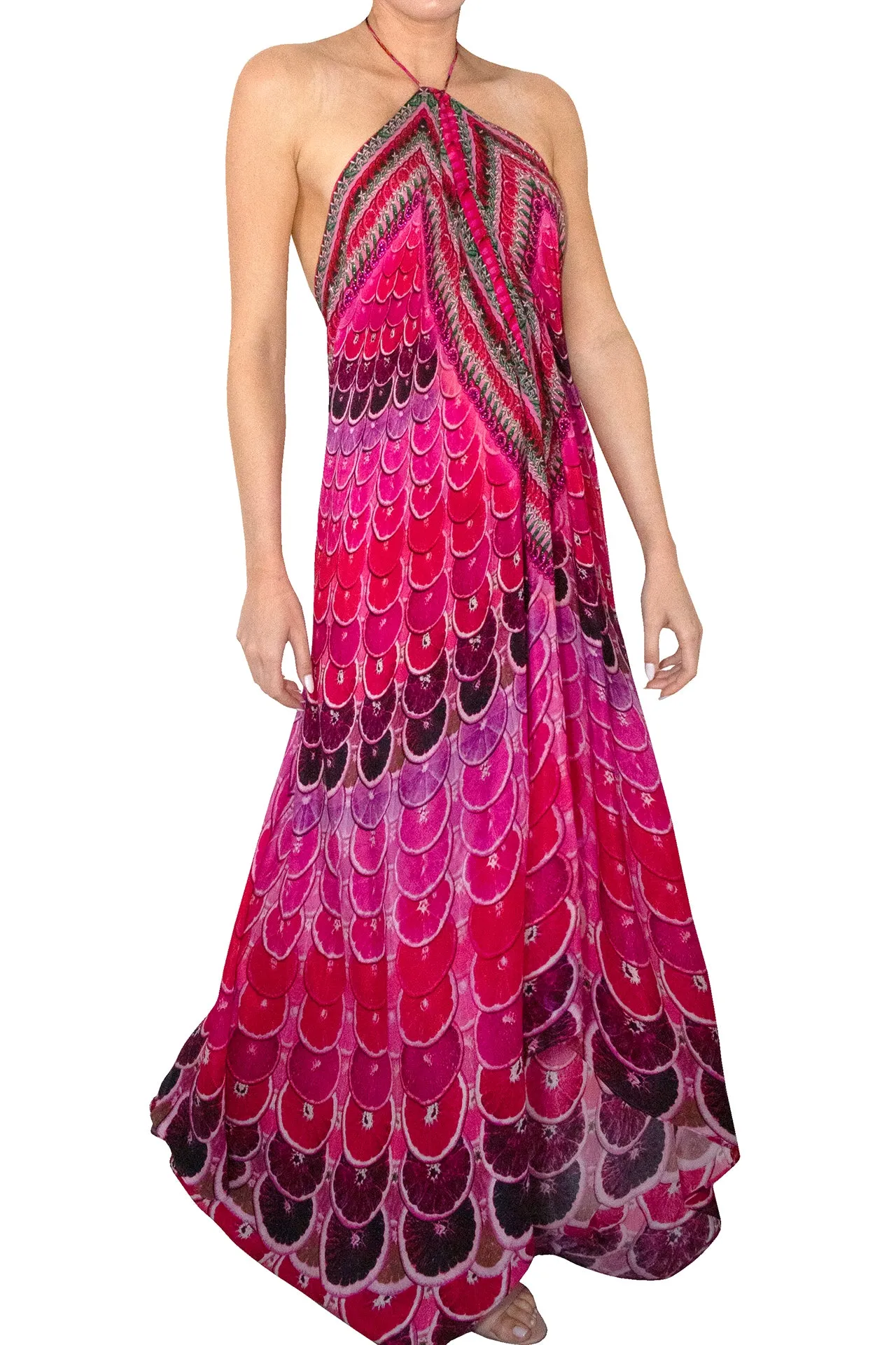 Fuchsia Western dress