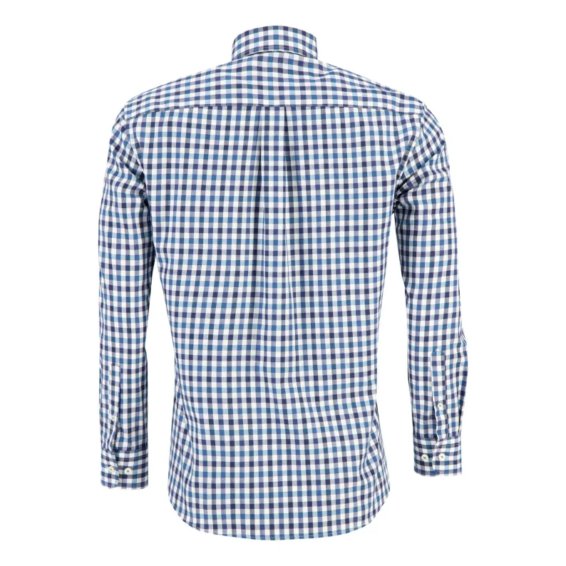 Fynch-Hatton CASUAL-FIT SHIRT WITH A CHECKED PATTERN 12098300 - Dolphin B