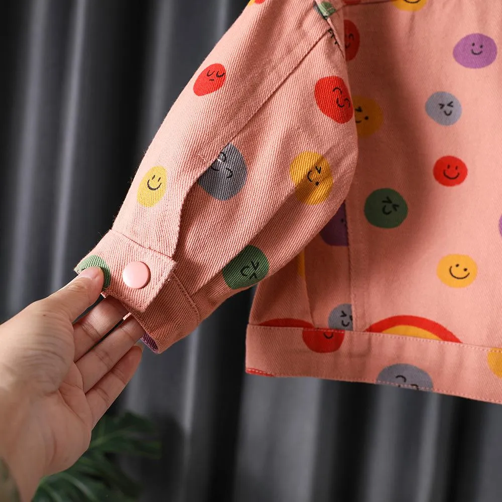 Girls Jacket Spring Autumn Western Style Denim Jacket Wholesale Girls Clothes