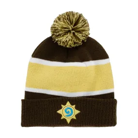 Hearthstone Brown Pom Beanie