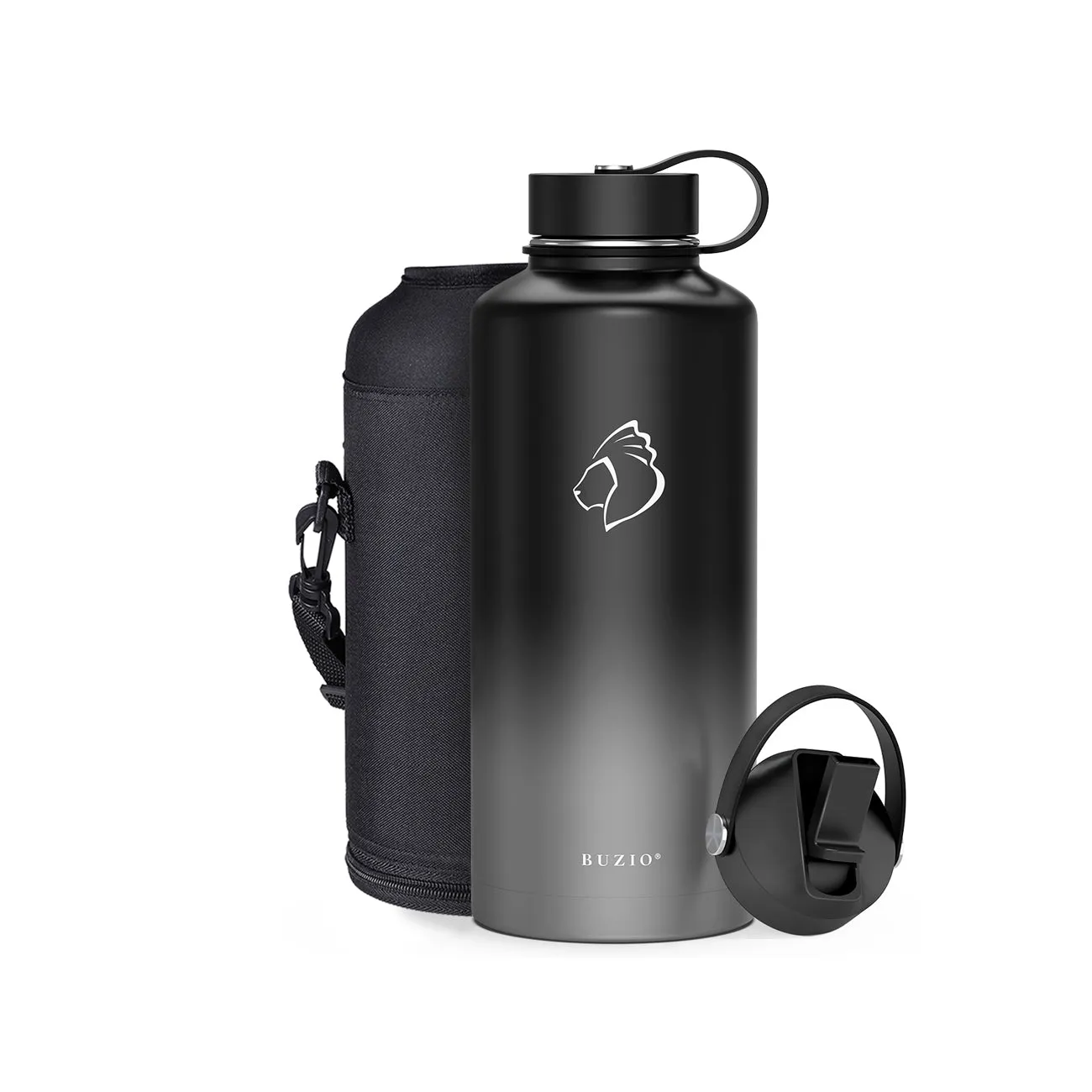 Insulated Water Bottle with Straw Lid | Shadow | 87oz