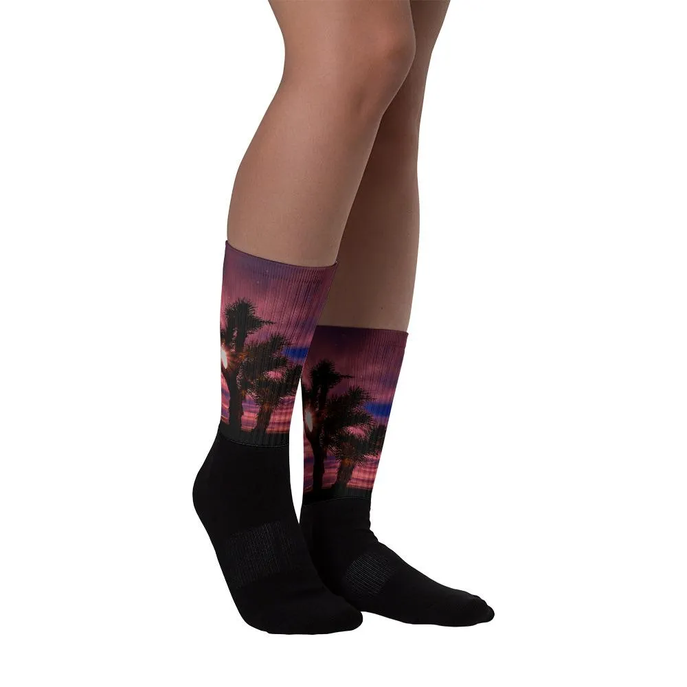 Joshua Tree Moonlit Socks - California