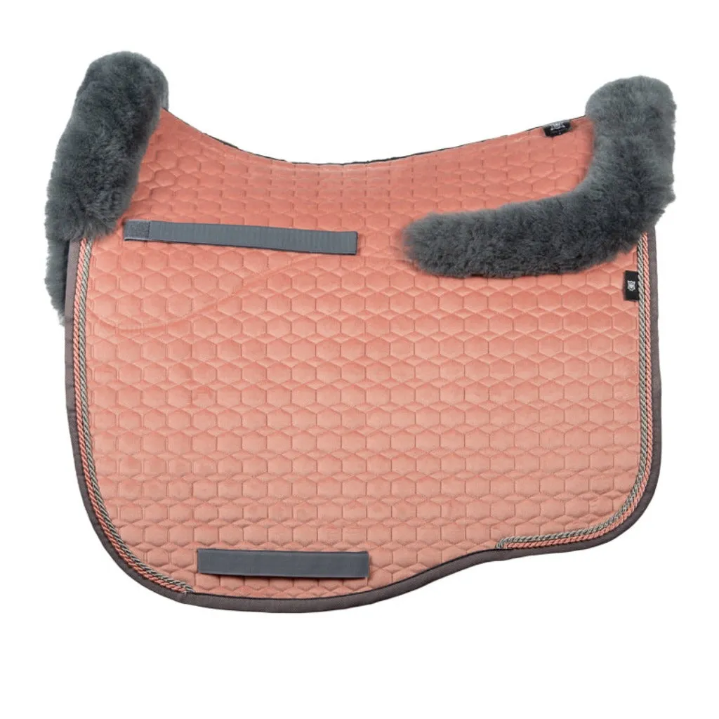 Mattes Limited Edition Dressage Saddle Pad Eurofit Velvet with Fleece Lining