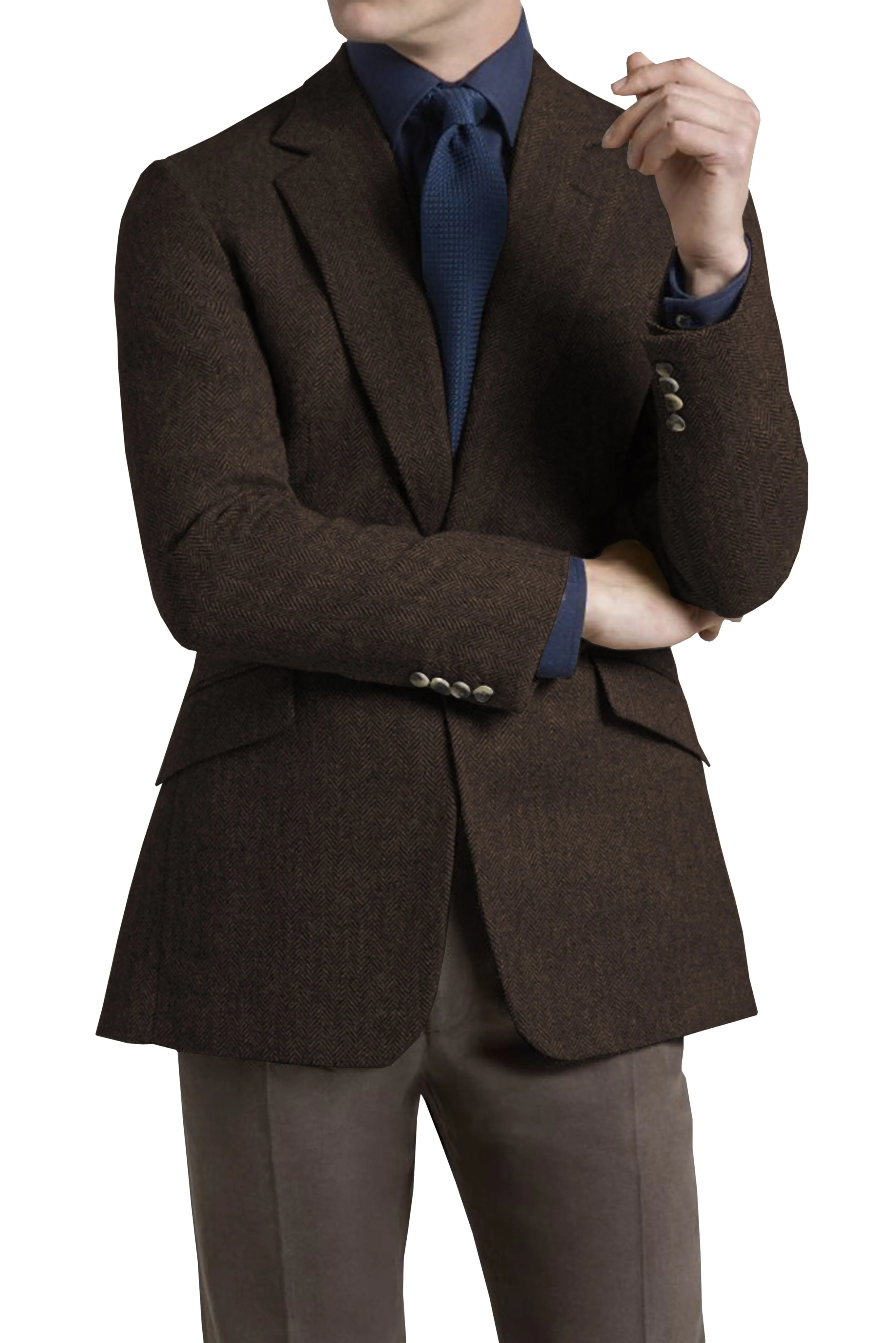 Men's Notch Lapel Business Casual Blazer