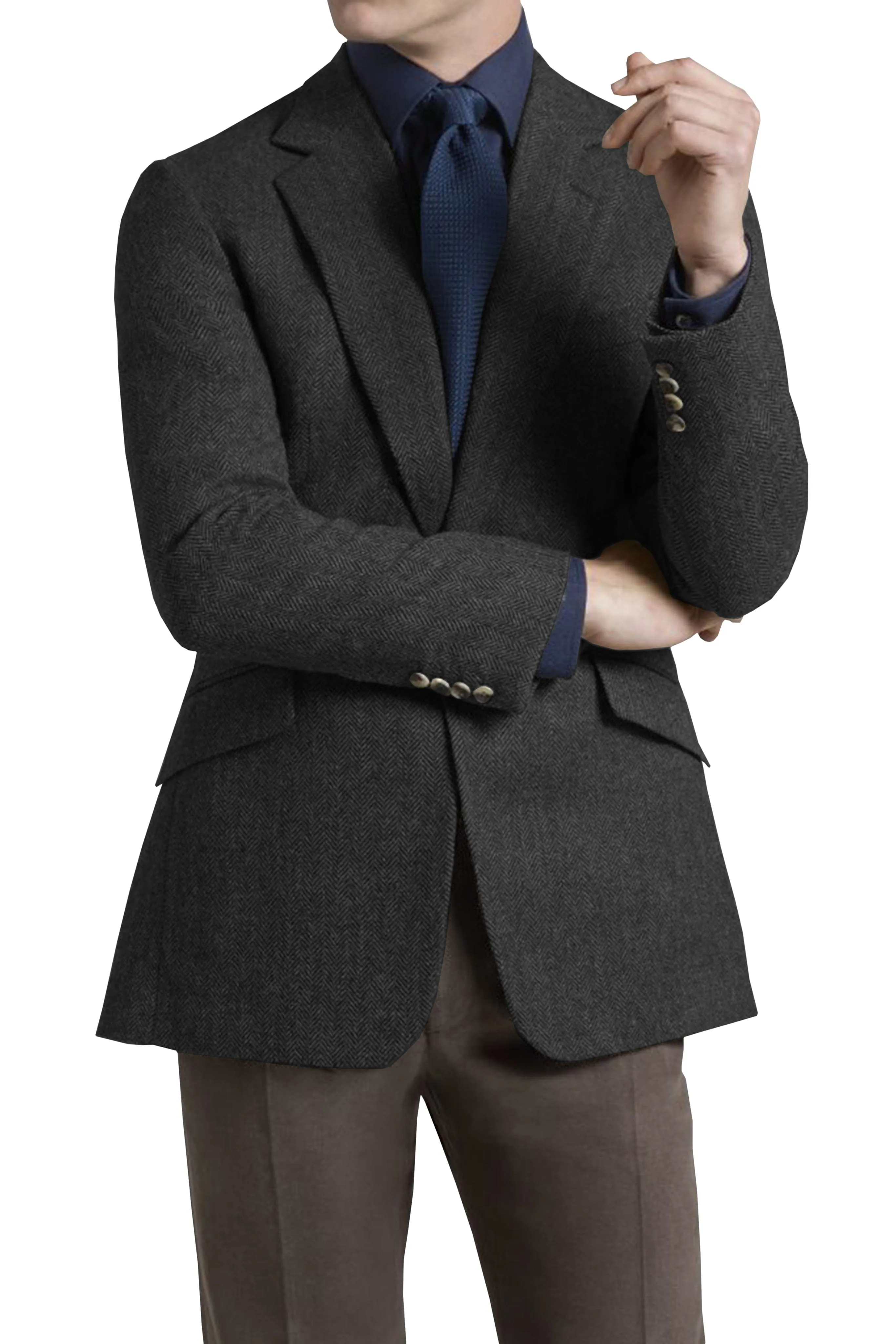 Men's Notch Lapel Business Casual Blazer
