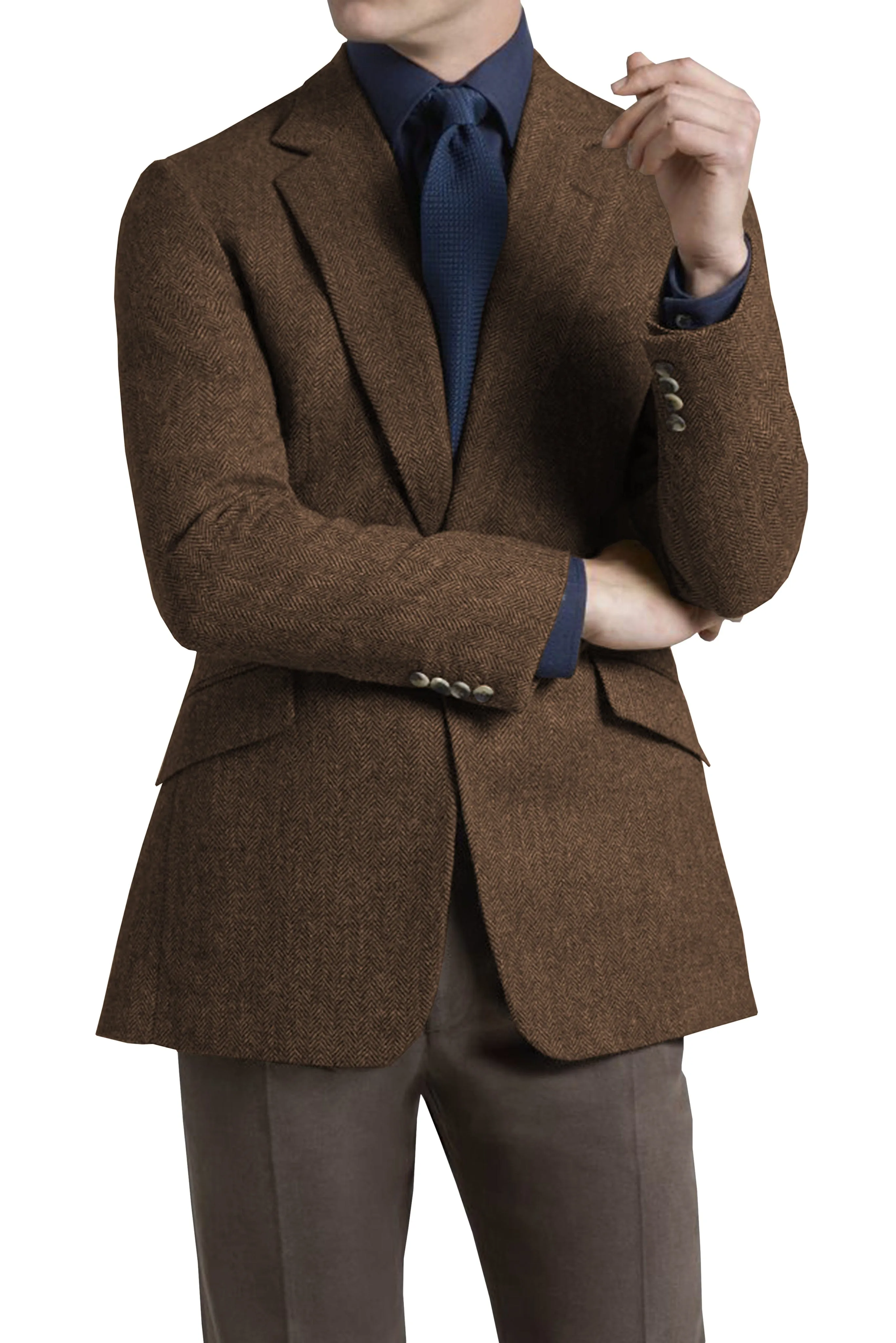 Men's Notch Lapel Business Casual Blazer
