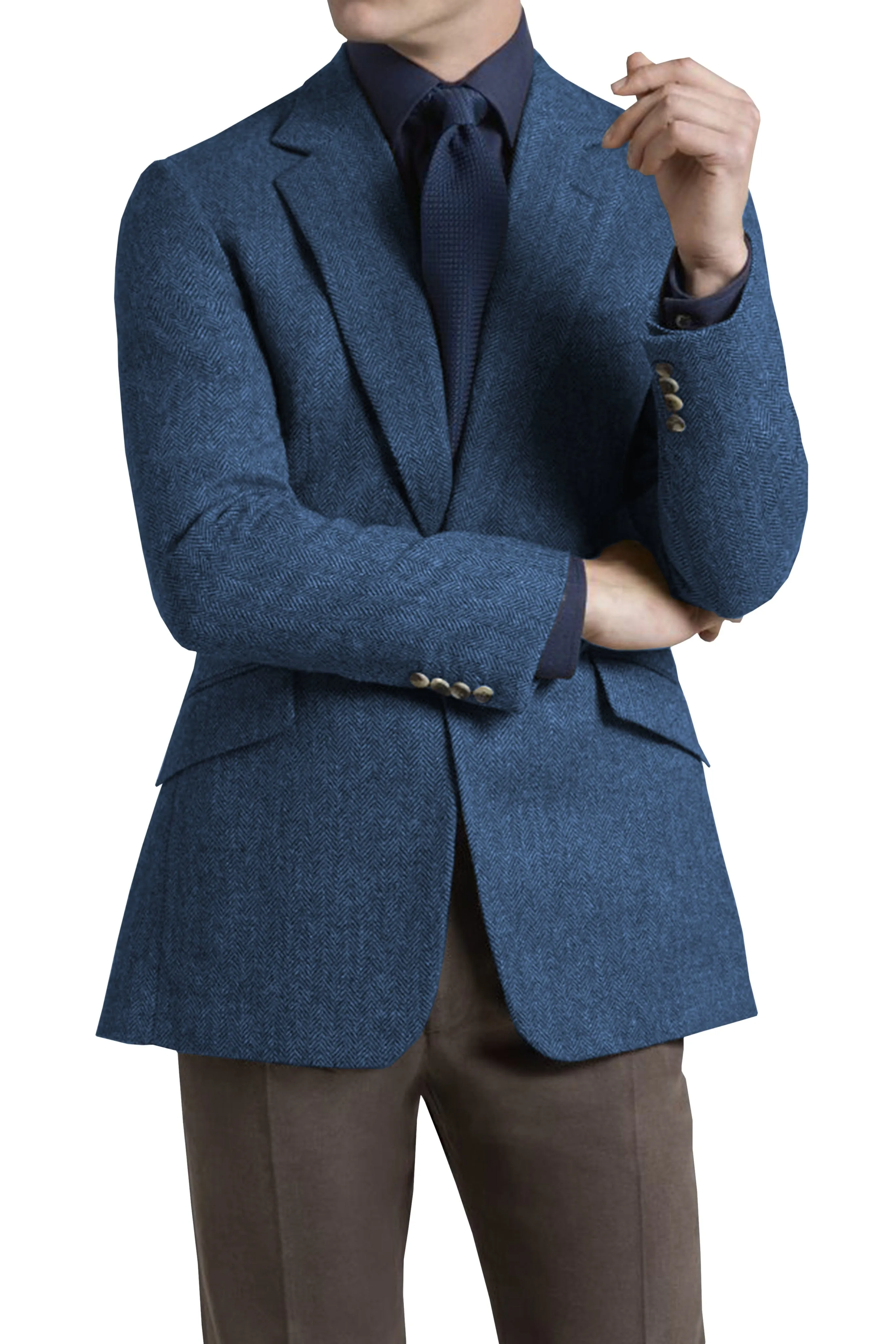 Men's Notch Lapel Business Casual Blazer