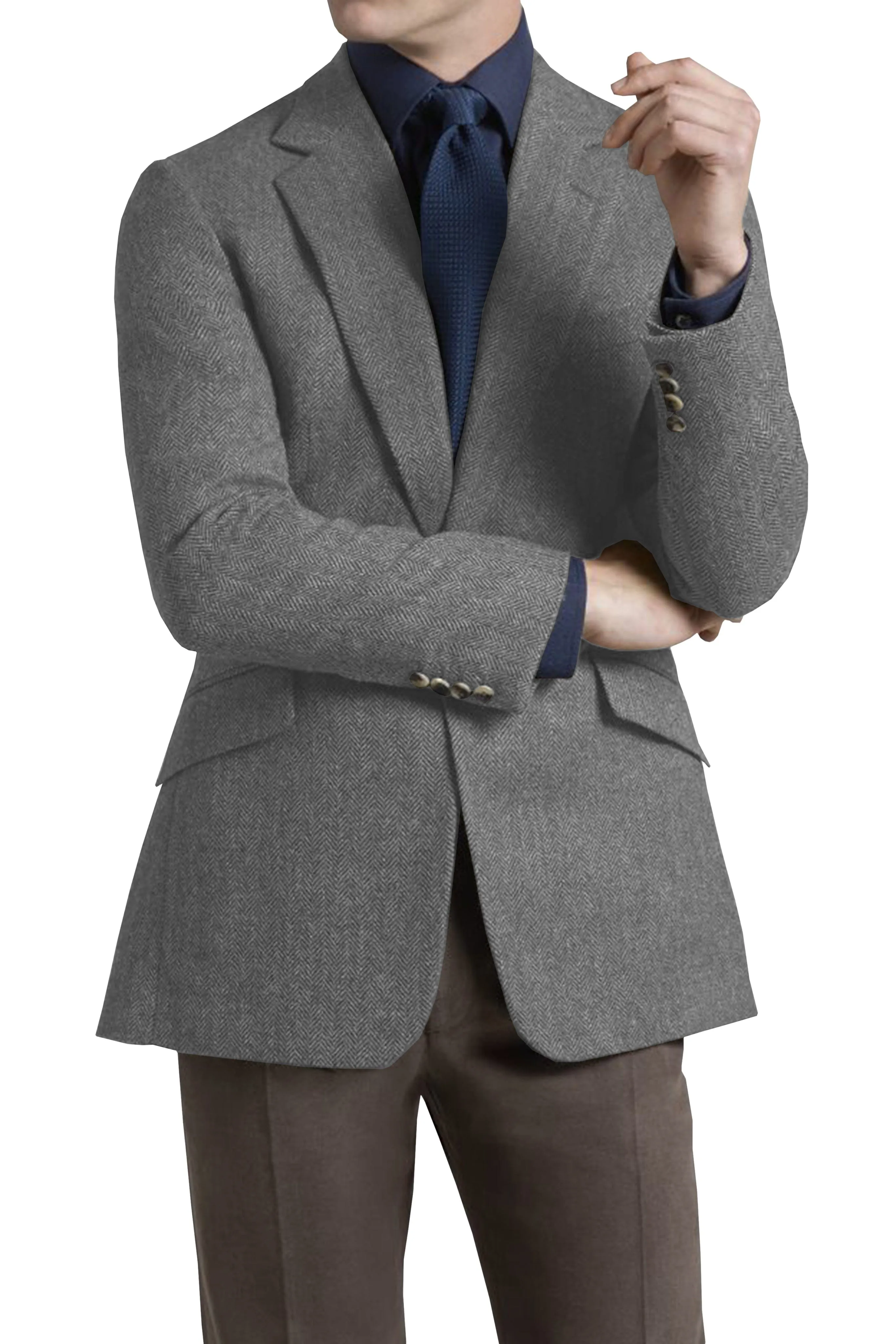 Men's Notch Lapel Business Casual Blazer