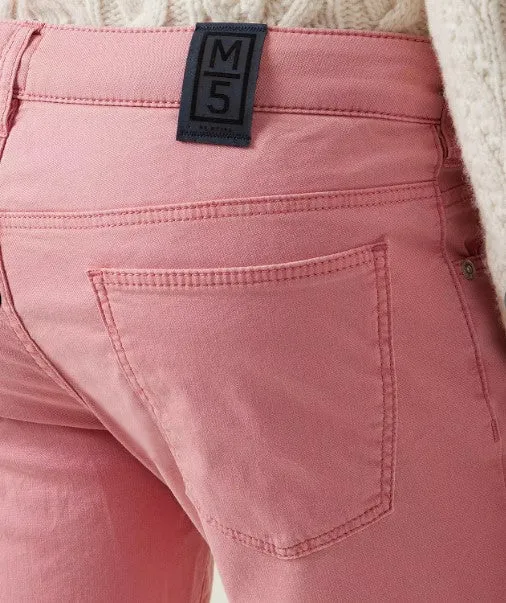 Meyer - Slim Cotton Trousers, Pink