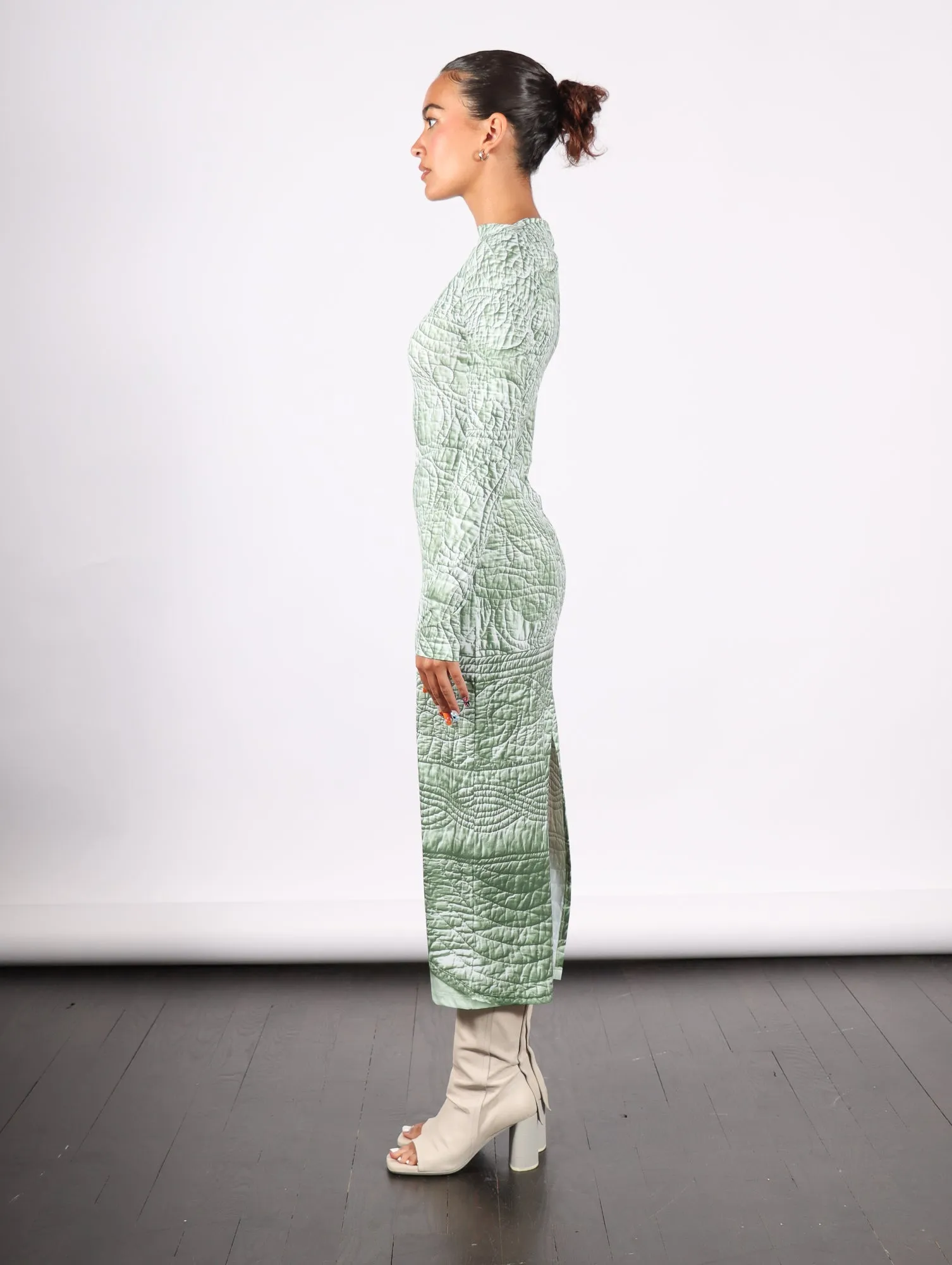Midi Dress in Iguana by MM6 Maison Margiela