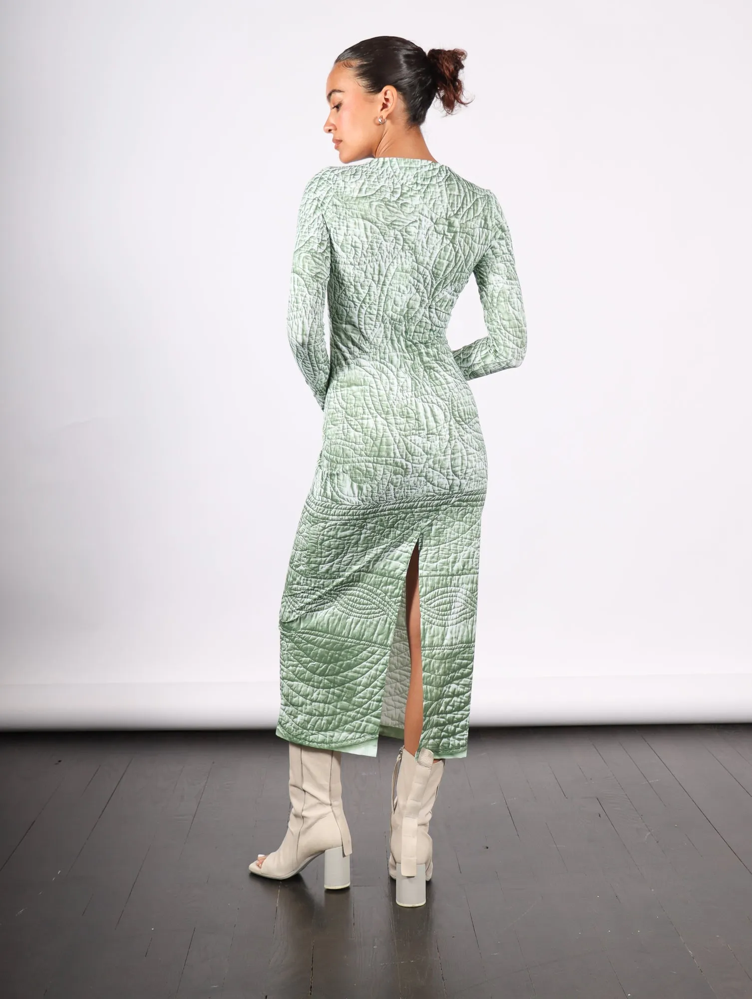 Midi Dress in Iguana by MM6 Maison Margiela