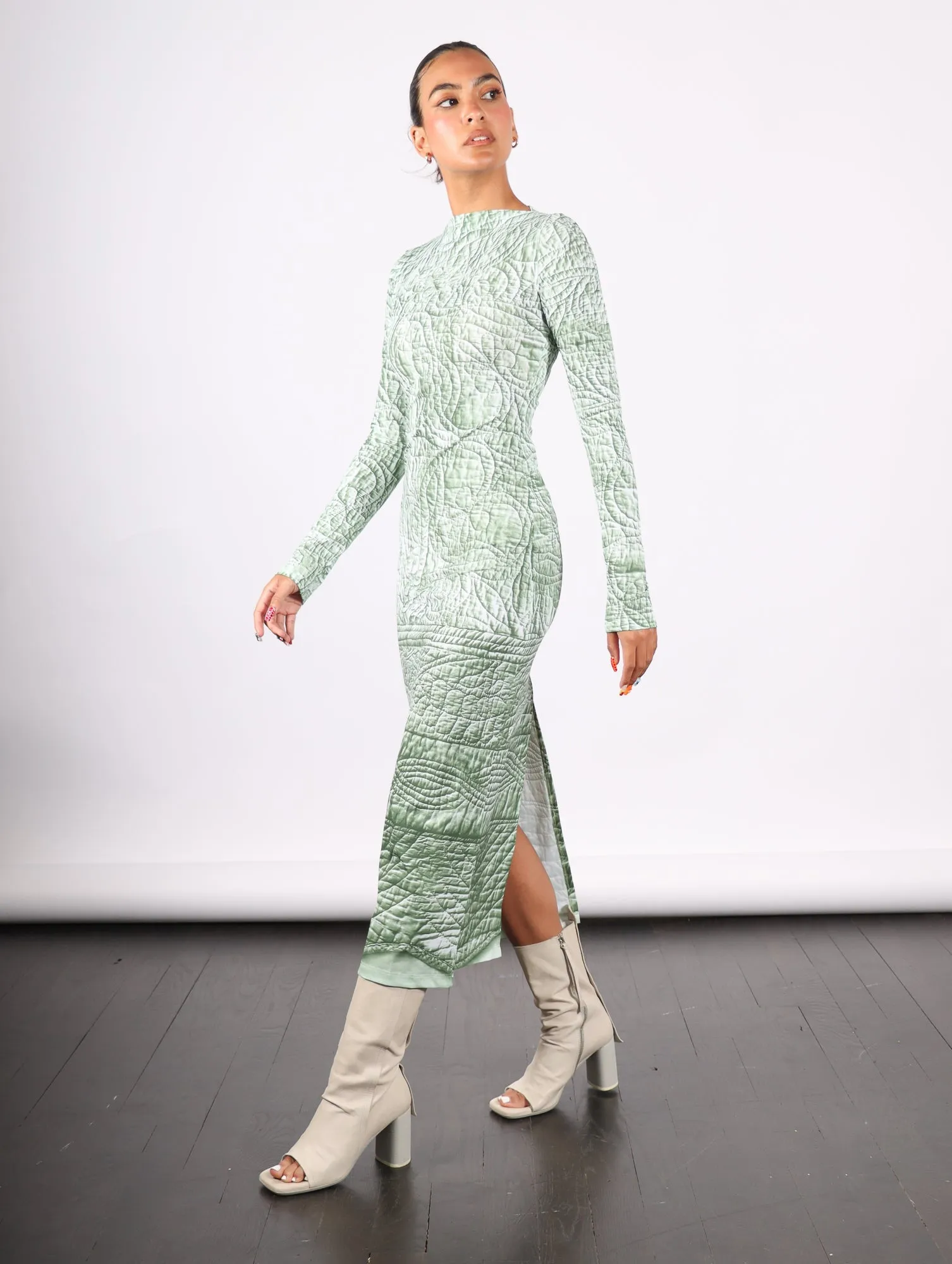 Midi Dress in Iguana by MM6 Maison Margiela