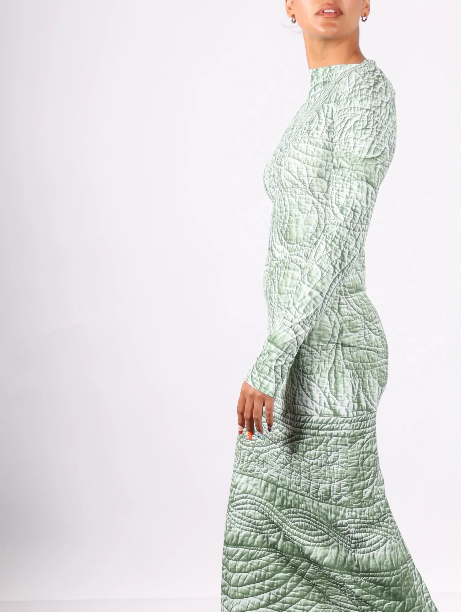 Midi Dress in Iguana by MM6 Maison Margiela