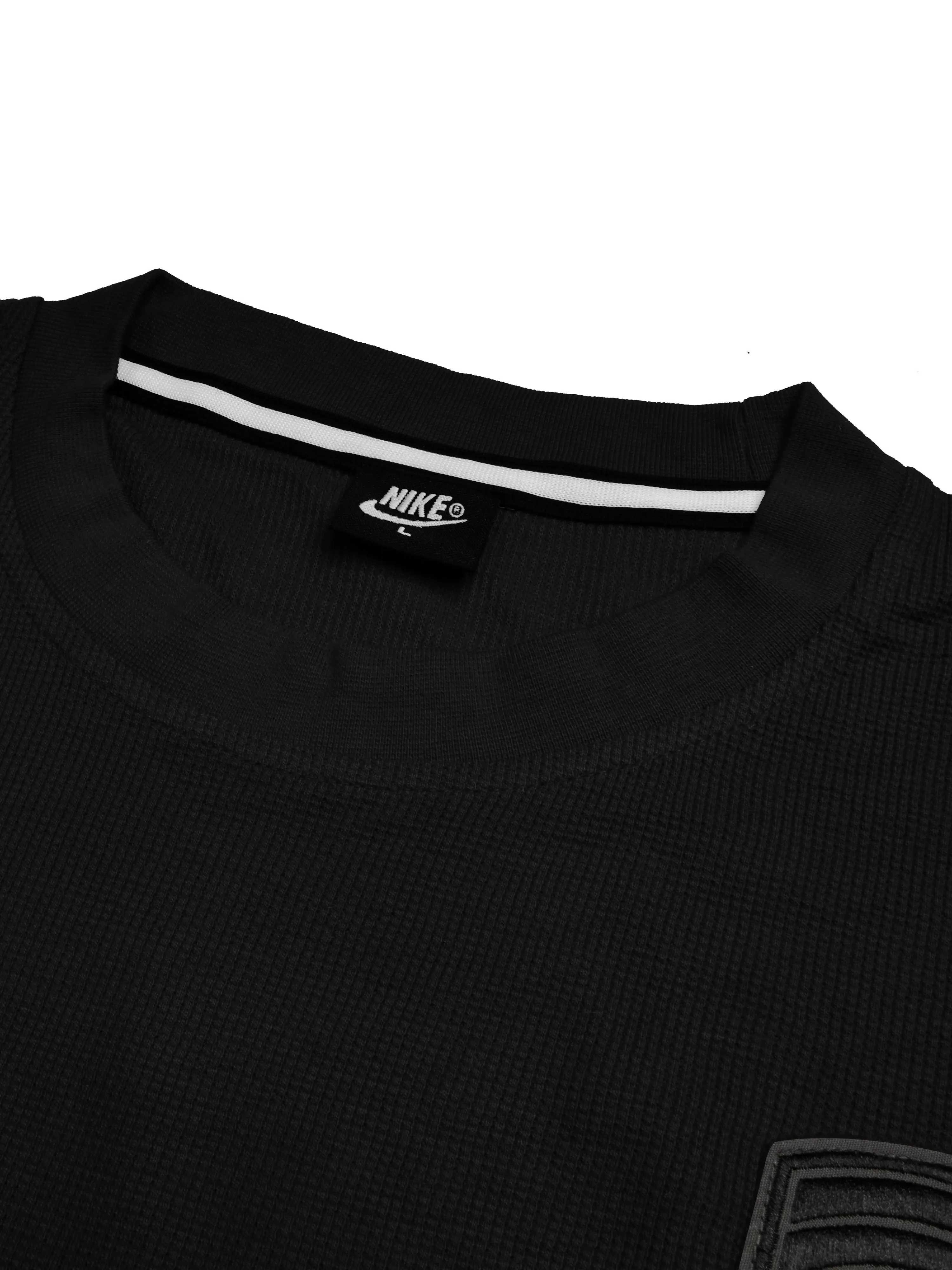 NK Thermal Under Jacket Half Sleeve Shirt For Men-Black-RT2311