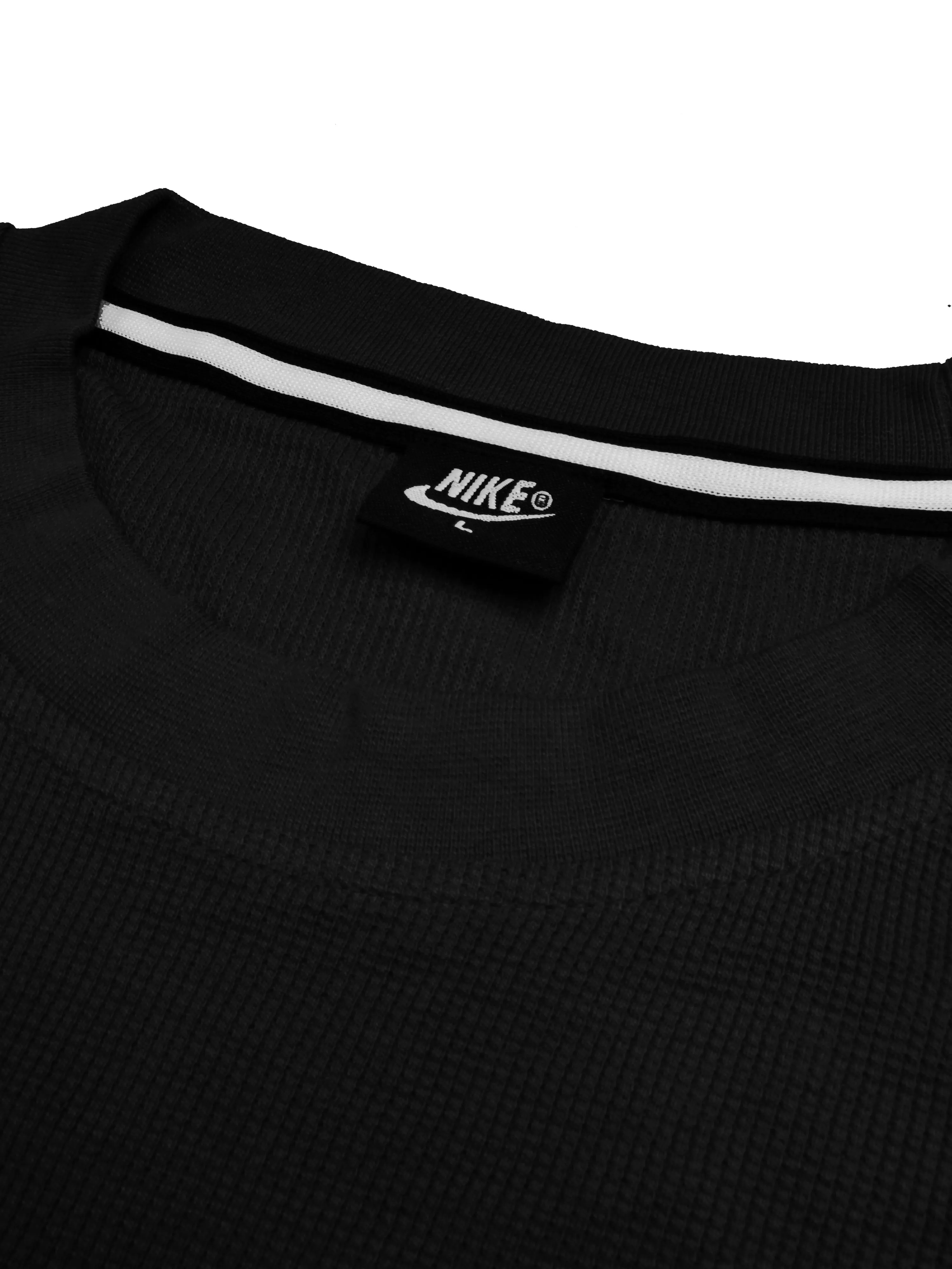 NK Thermal Under Jacket Half Sleeve Shirt For Men-Black-RT2311